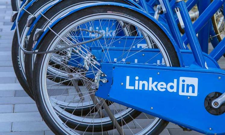 LinkedIn sign on bikes