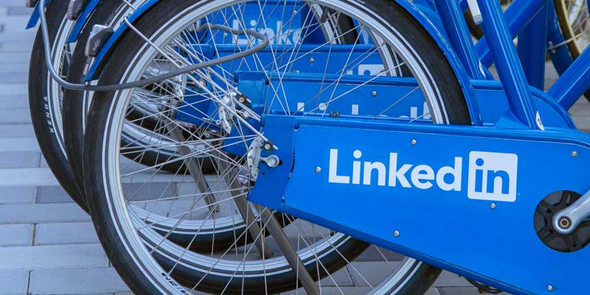 LinkedIn sign on bikes